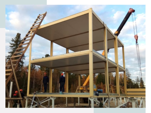 Строительство модульных здания Дзержинский