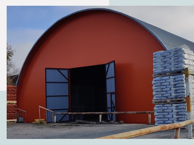 Полукруглые ангары по цене от 614 руб. в Дзержинский