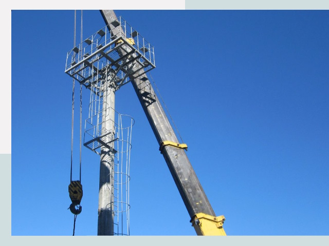 Монтаж осветительных мачт в Дзержинский от 614 руб.