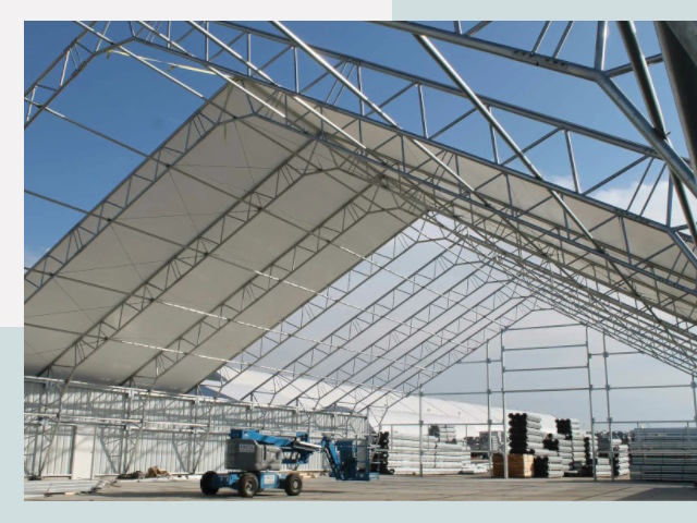 Каркасно-тентовые сооружения от СтальСтрой-Дзж по цене 614 руб.
